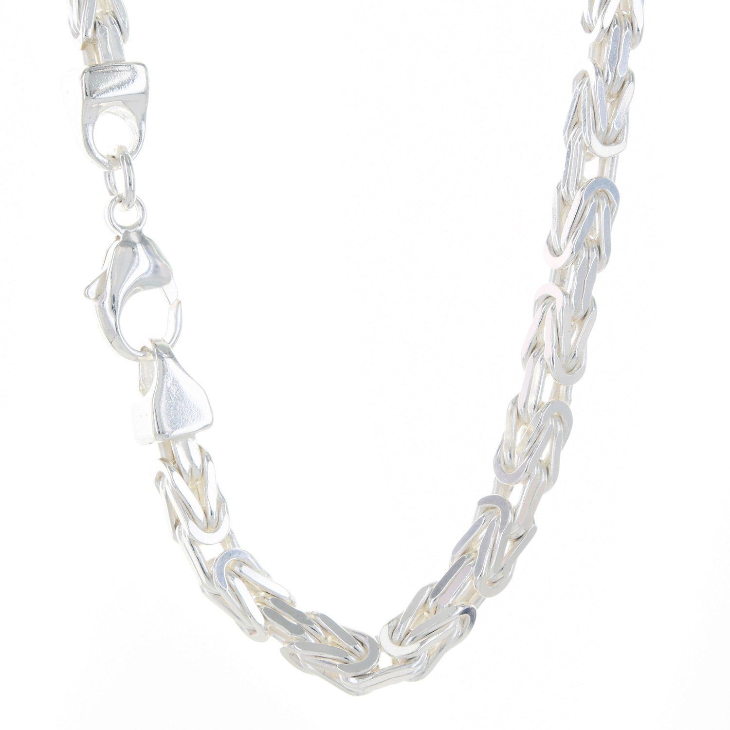 HOPLO Königskette Silberkette Königskette Länge 23cm - Breite 5,0mm - 925 S günstig online kaufen