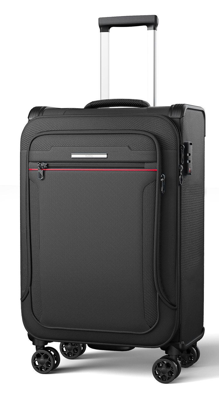 Verage Weichgepäck-Trolley Toledo Reisekoffer, S/M/L, 4 Rollen, Weichschale, erweiterbar, TSA-Schloss Trolley