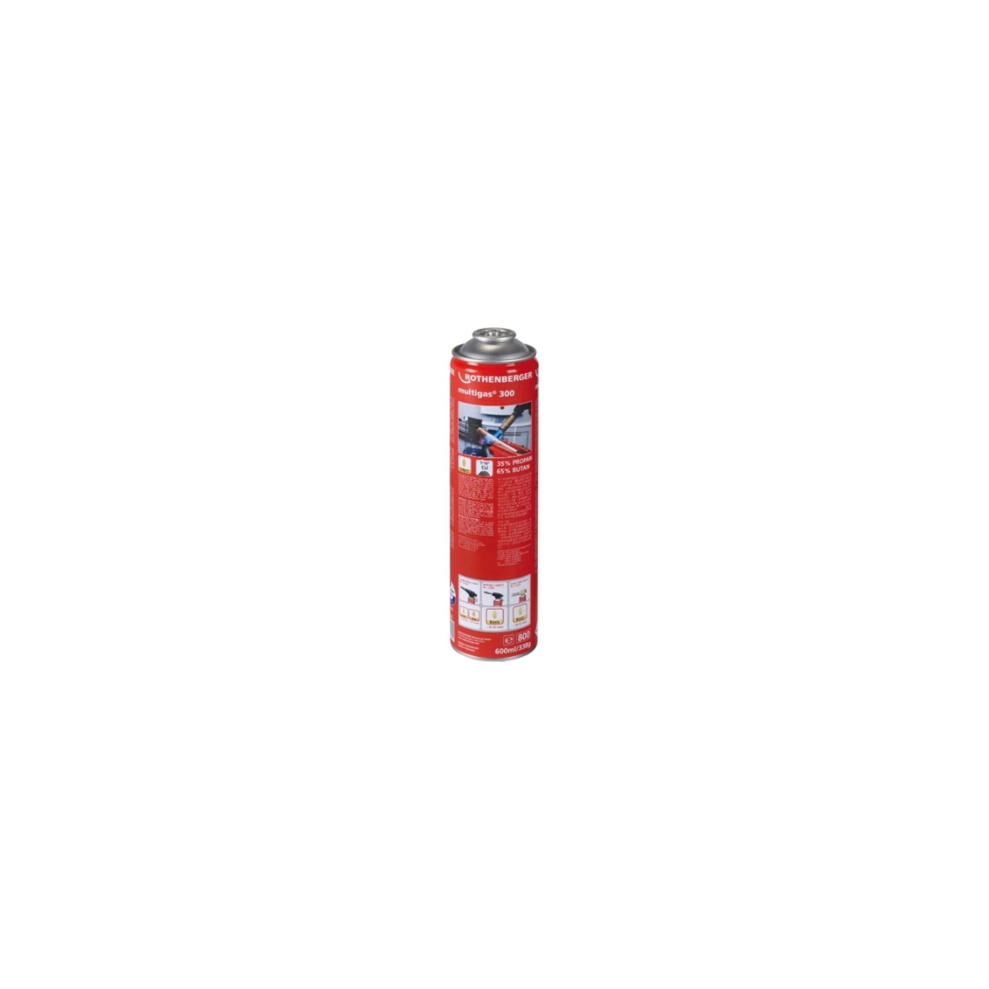 Rothenberger Gaskartusche Rothenberger Multigas 300 Gaskartusche, 7/16"-EU, Sprachversion A