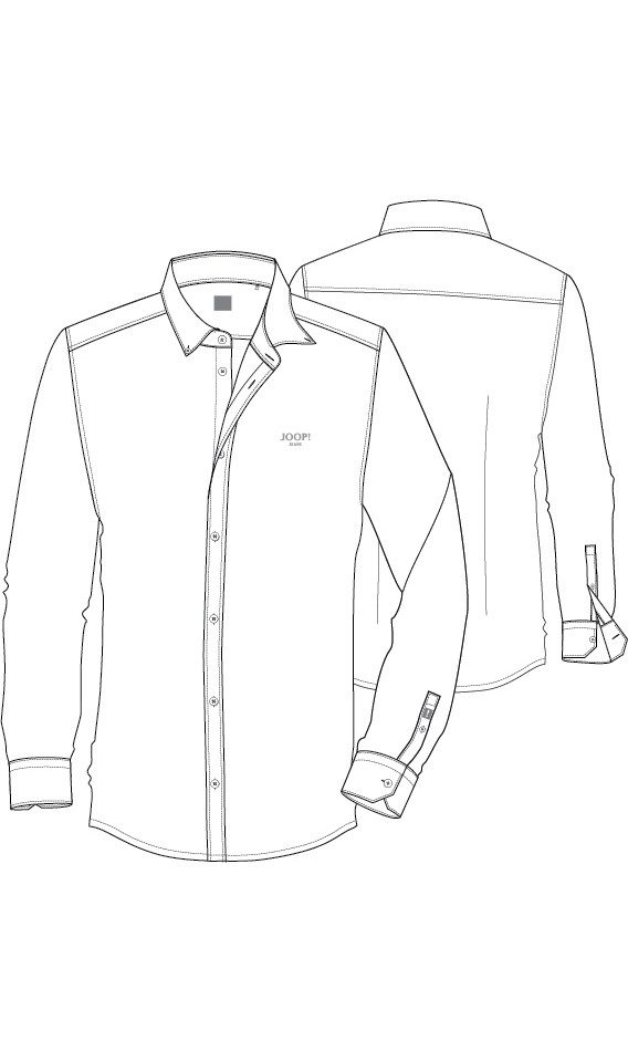 Joop Jeans Langarmhemd 15 JJSH-130Haven3-W 10015782