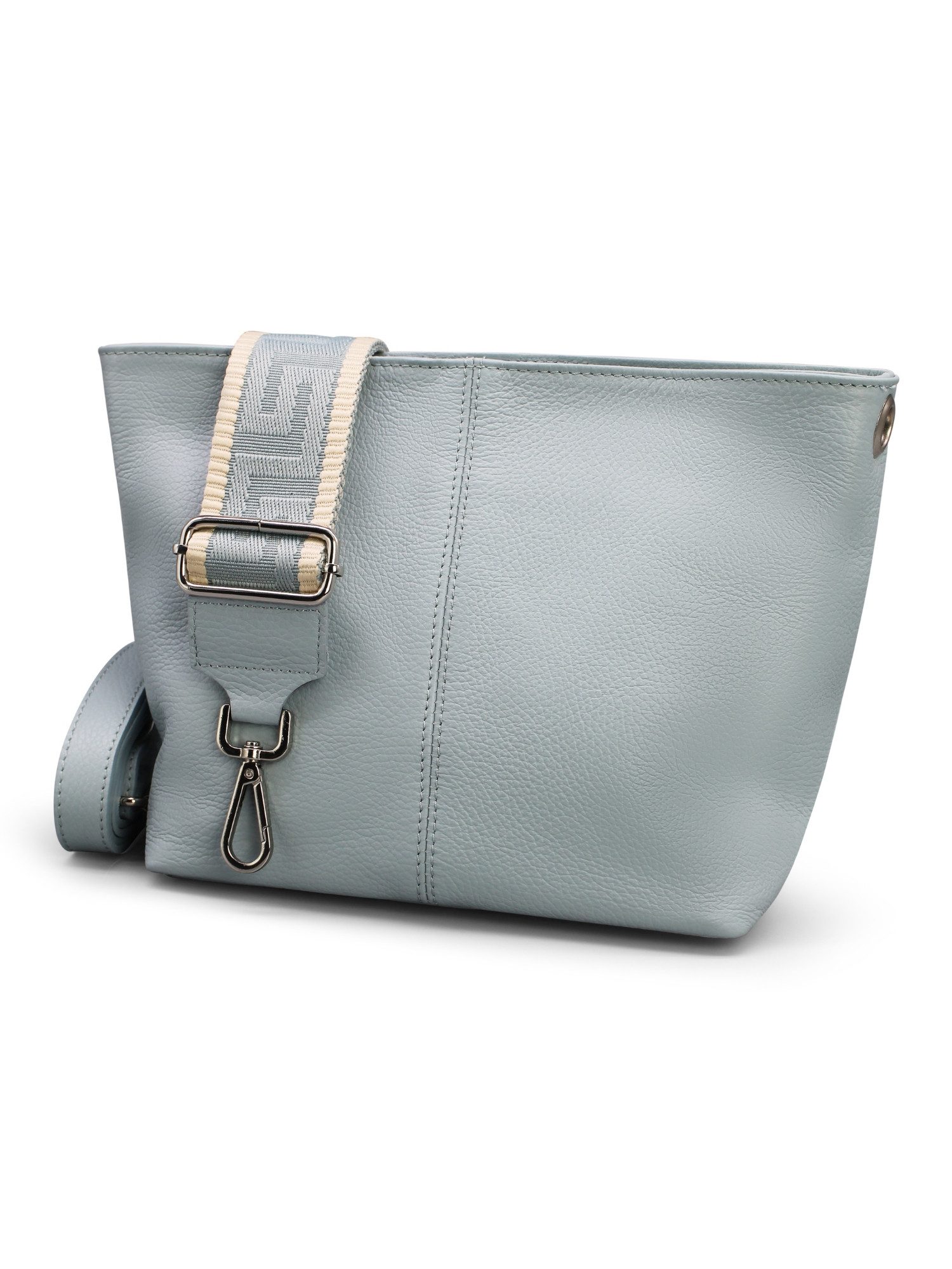 Schultertasche Vera Echt Leder Umhängetasche mit Innenfächern – 10 Farben