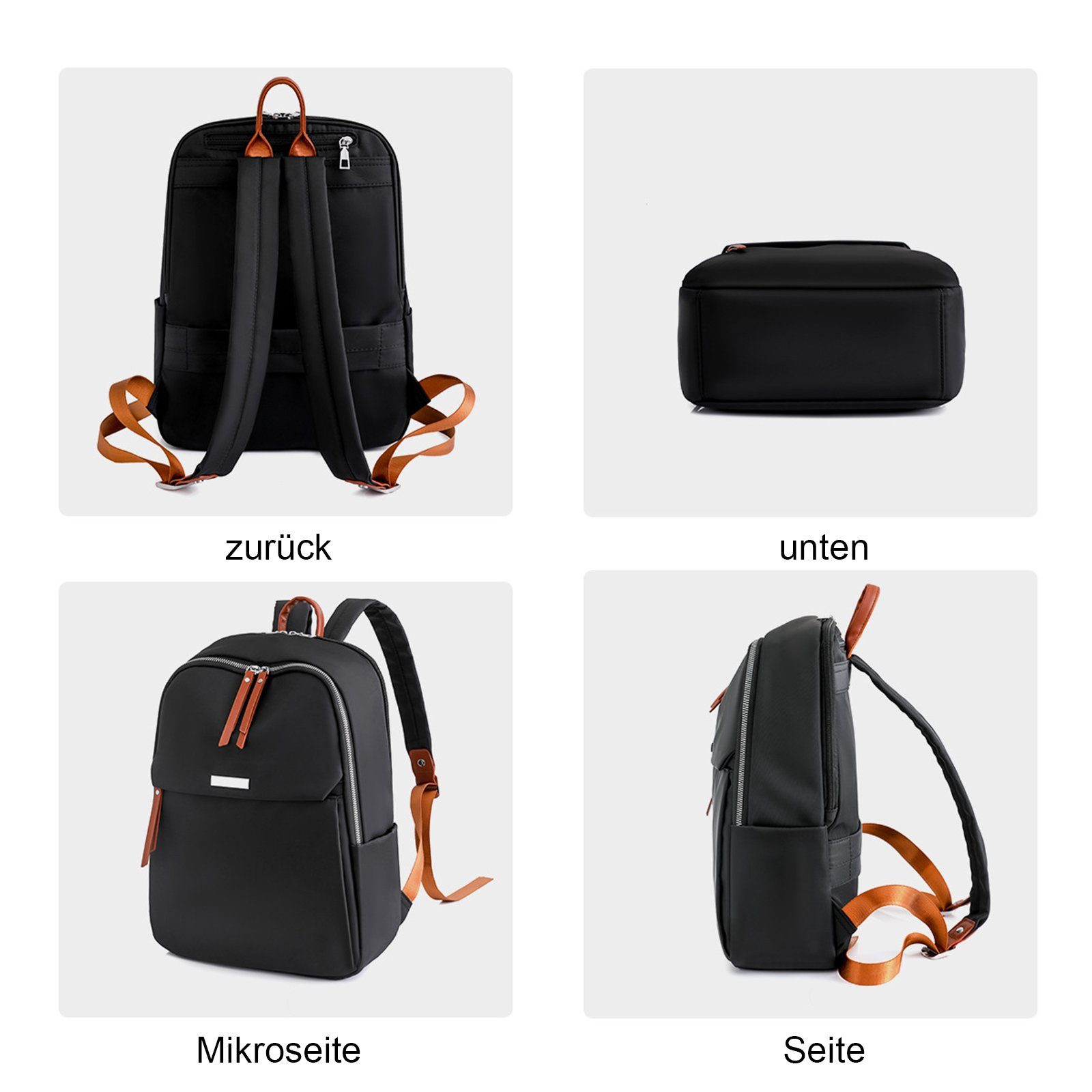 REDOM Laptoprucksack Rucksäcke Wasserbeständig Laptoptasche Schulrucksack günstig online kaufen
