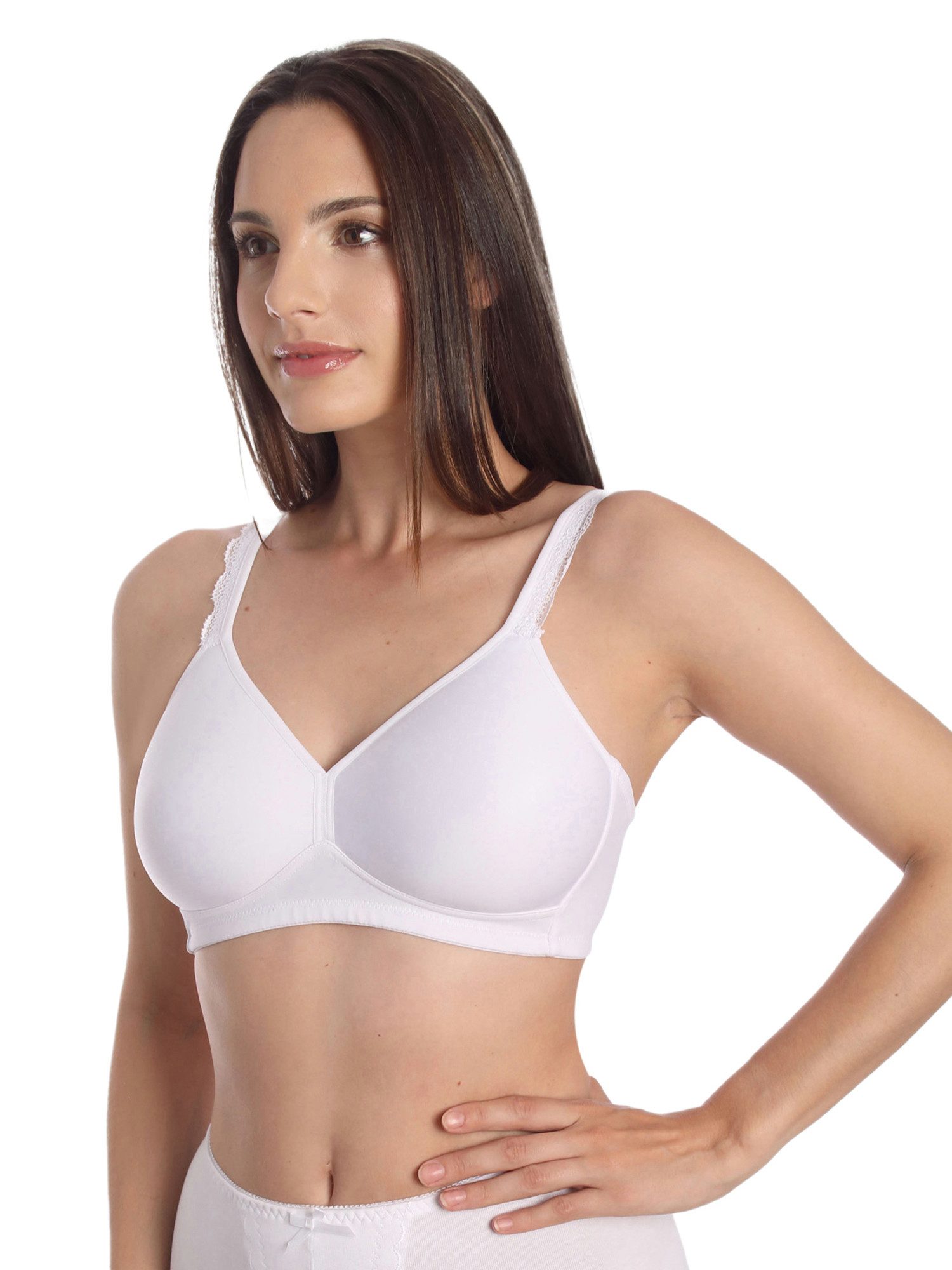 Sassa Schalen-BH Spacer-BH ohne Bügel FUNCTIONAL BRAS (Spar-Set, 2-tlg) Atmungsaktive Spacer-Cups, Funktionsrücken mit Powernet-Verstärkung
