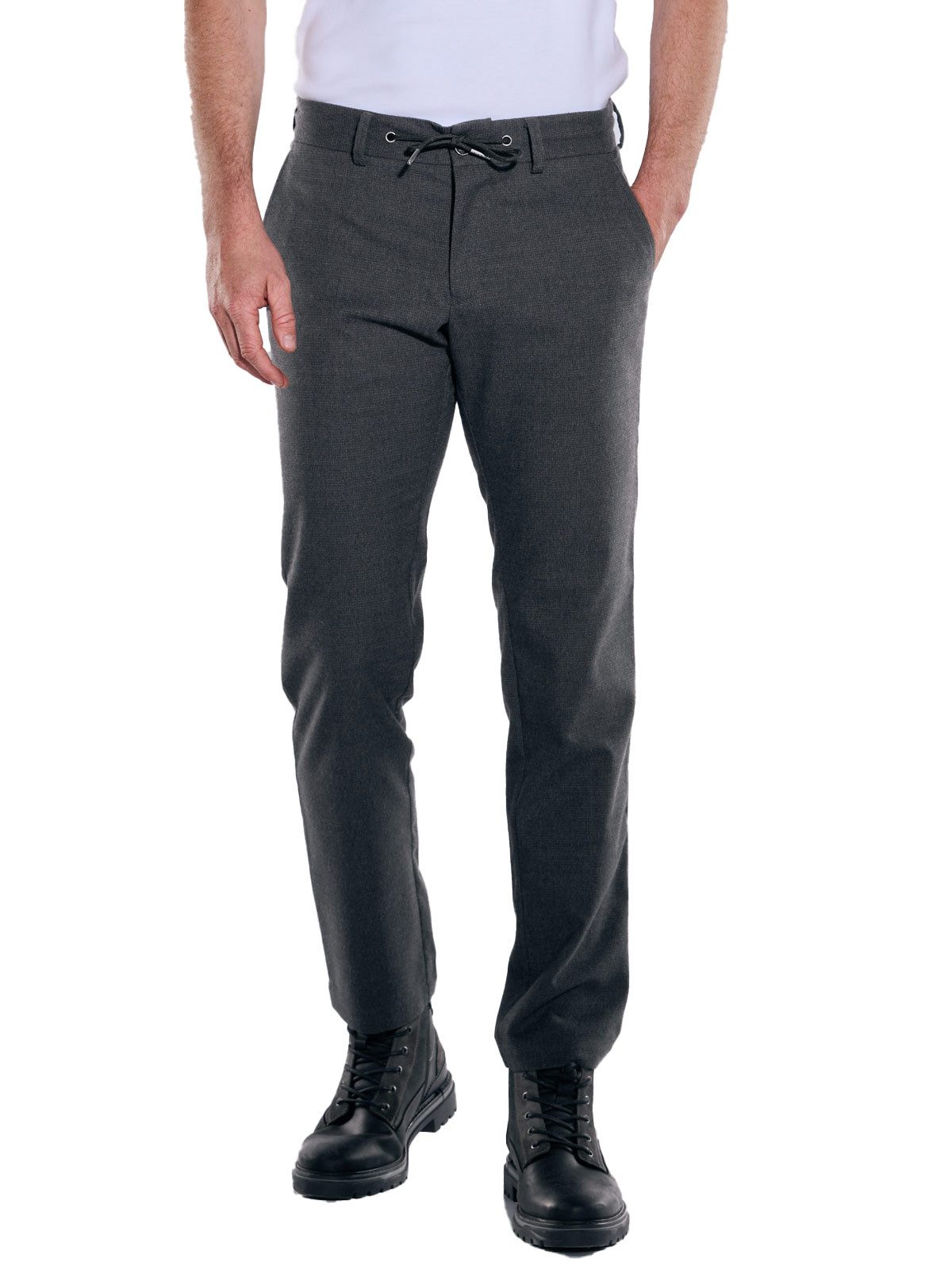 Engbers Chinohose engbers Herren Chino regular, Mausgrau