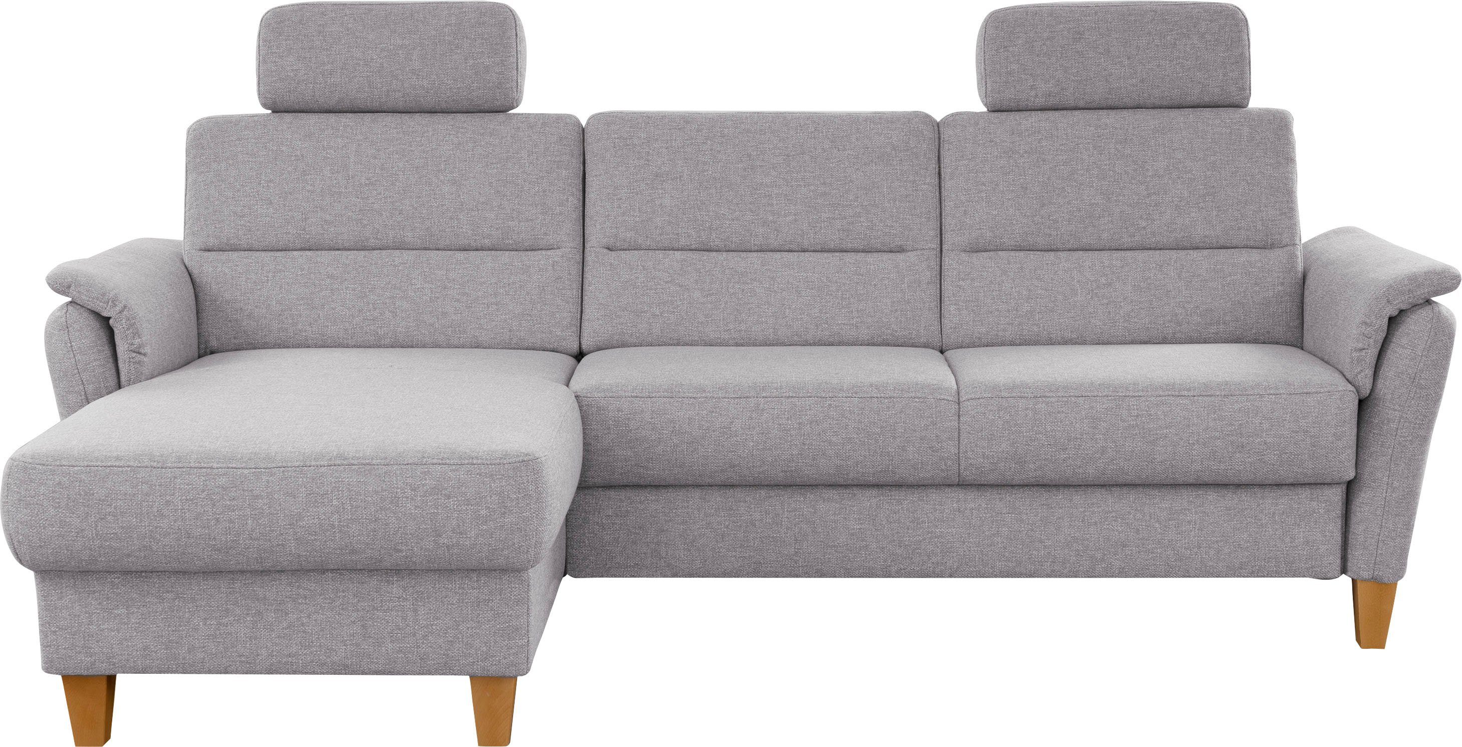 Home affaire Ecksofa Palmera L-Form, Federkern, günstig online kaufen