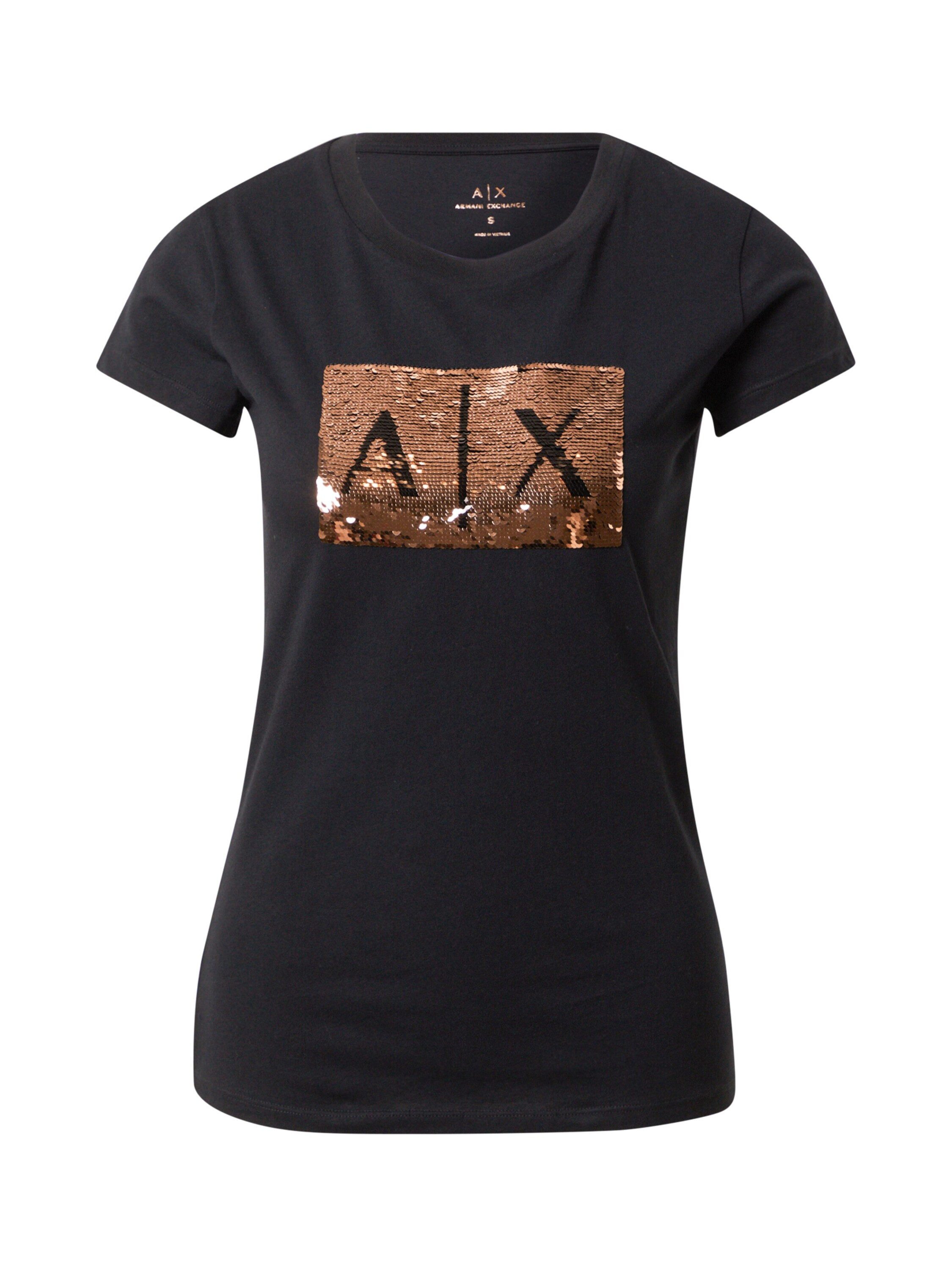 ARMANI EXCHANGE T-Shirt (1-tlg) Pailletten günstig online kaufen