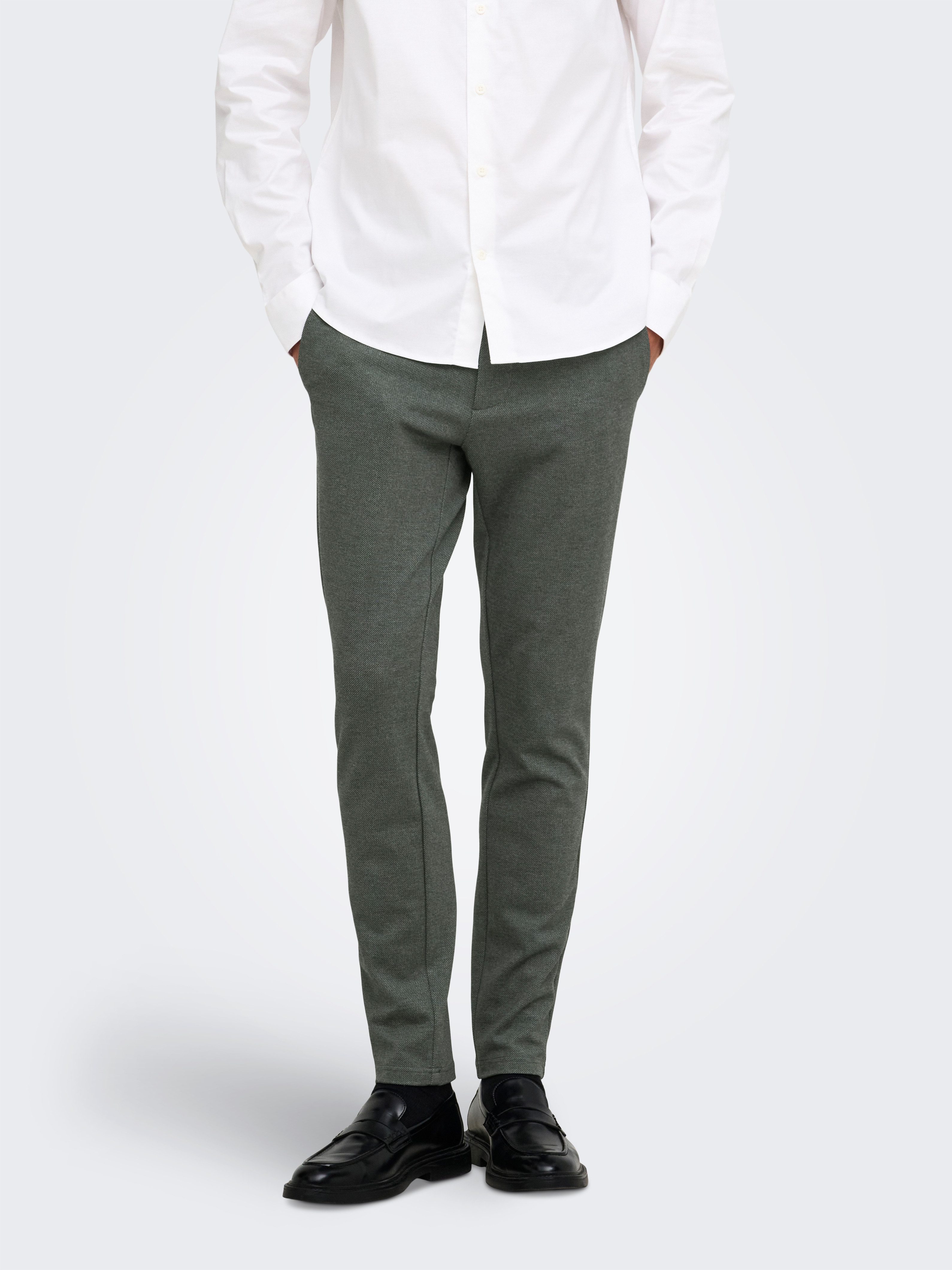 ONLY & SONS Chinos ONSMARK SLIM DITSY 020934 PANT NOOS Viskosemischung, slim fit – Bild 2 von 5
