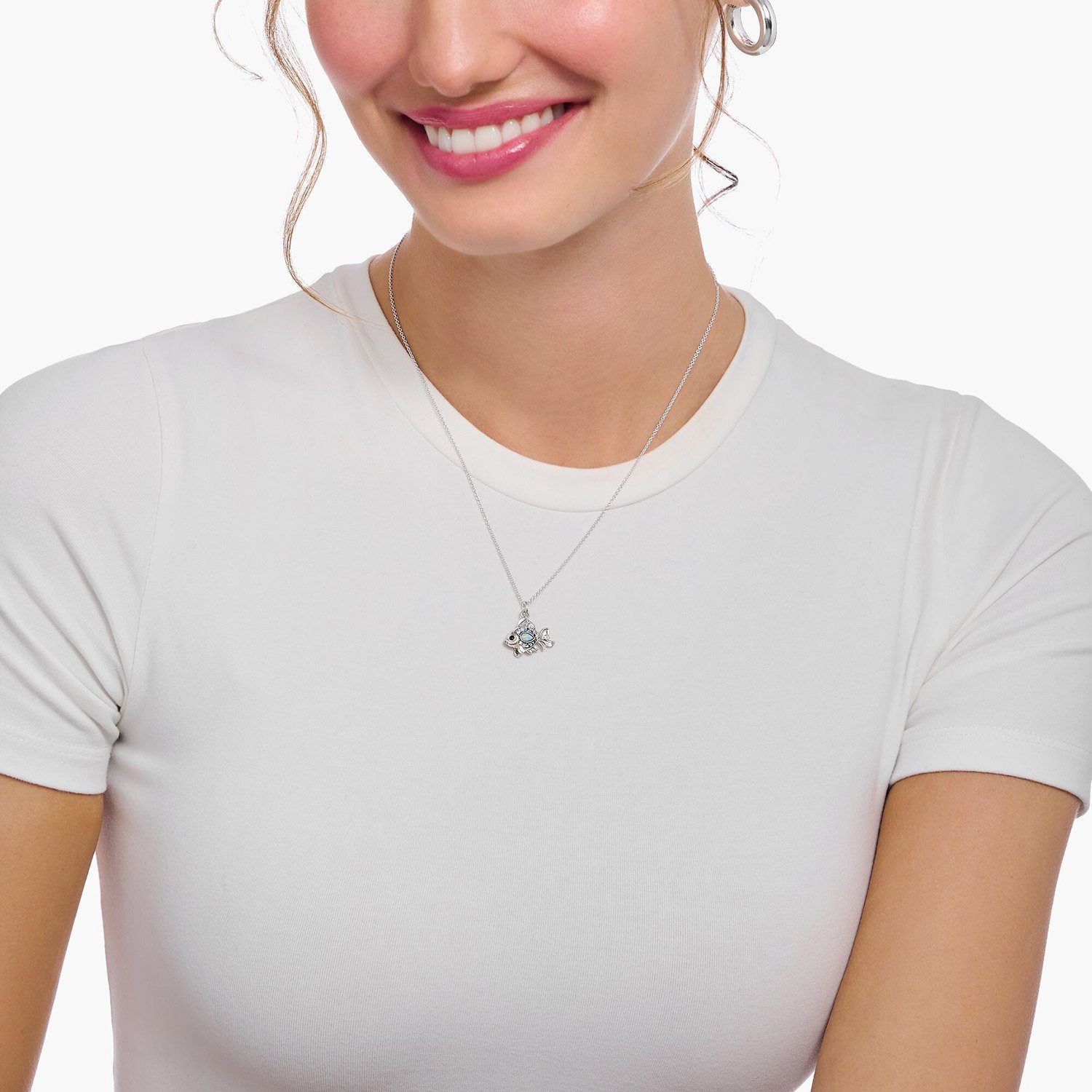 THOMAS SABO Kette mit Anhänger mit Fisc... THOMAS SABO Kette mit Anhänger mit Fisc...