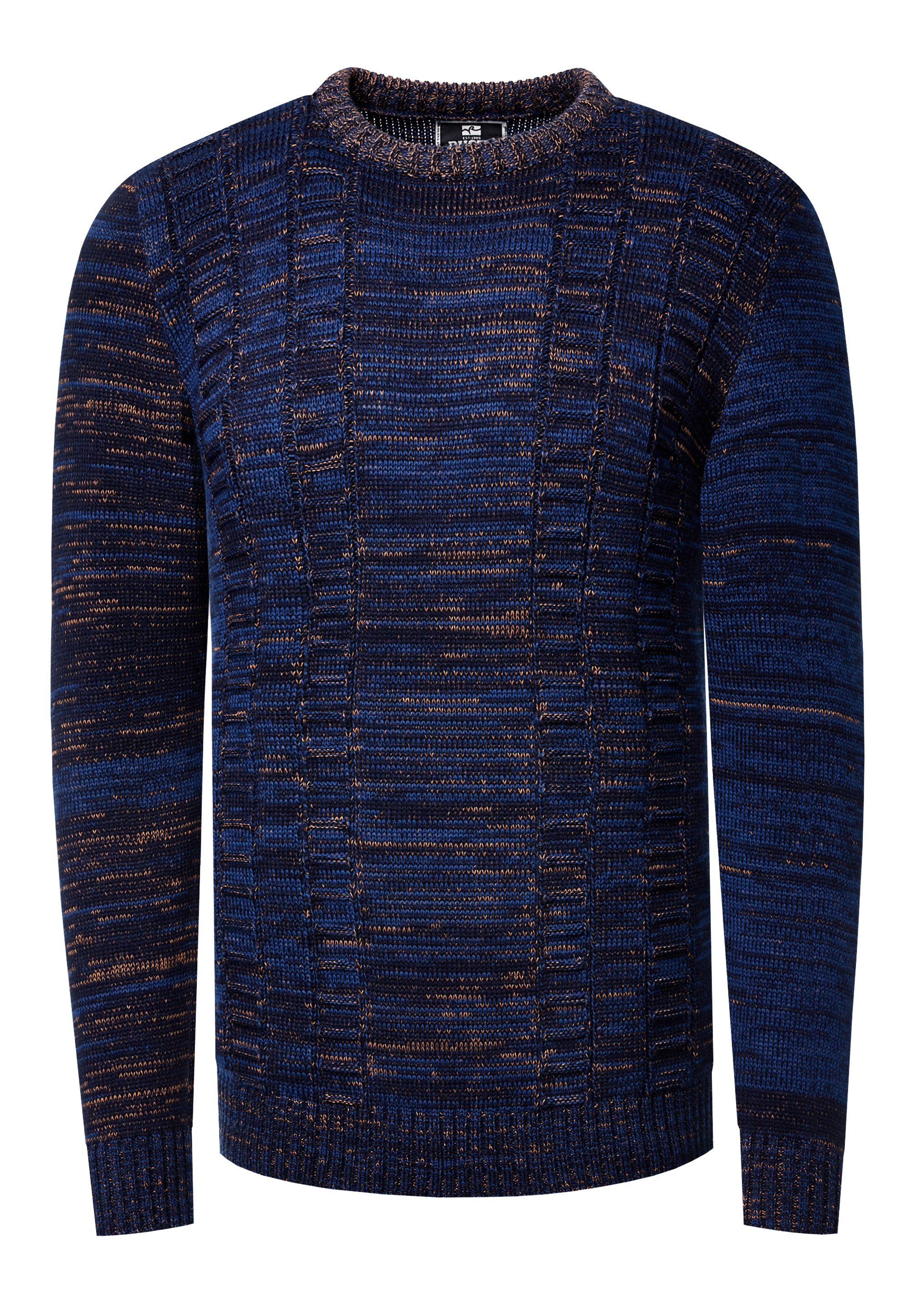 Rusty Neal Strickpullover mit meliertem Design
