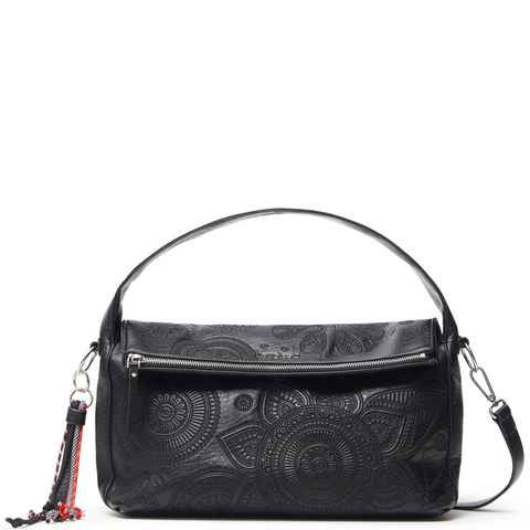 Desigual Umhängetasche Desigual Damen Schultertasche Deja Vu Narbonne Flap Negro (1-tlg)