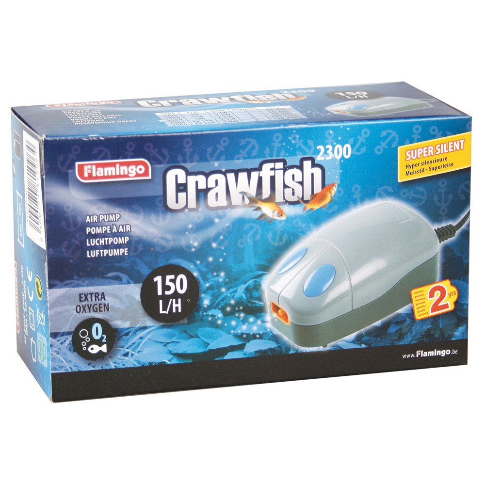 Flamingo Aquarienpumpe Luftpumpe Crawfish 2300