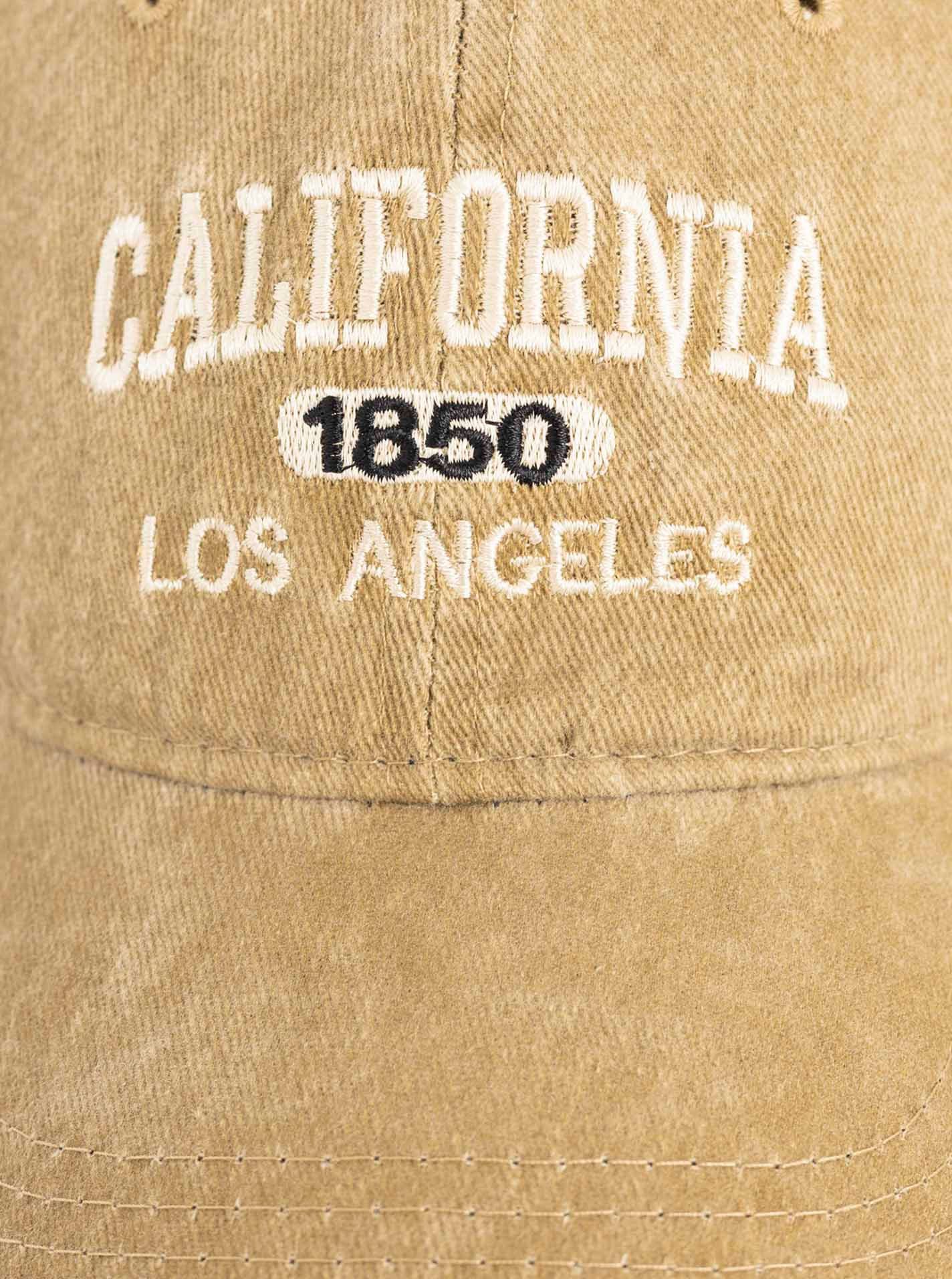 Zwillingsherz Baseball Cap "California" Vintage Look, Statement Stickerei