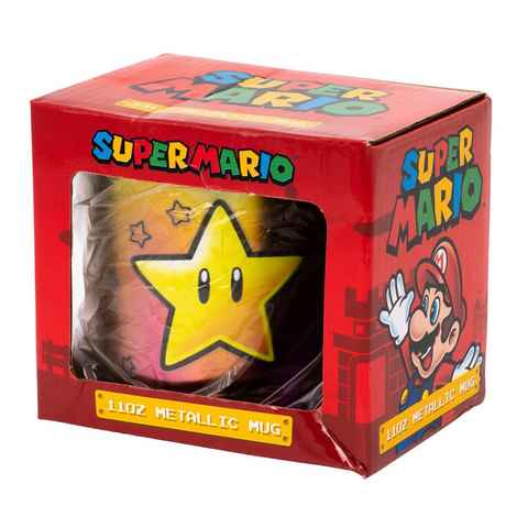 PYRAMID Tasse Metallic Tasse - Super Mario - Star Power, Keramik