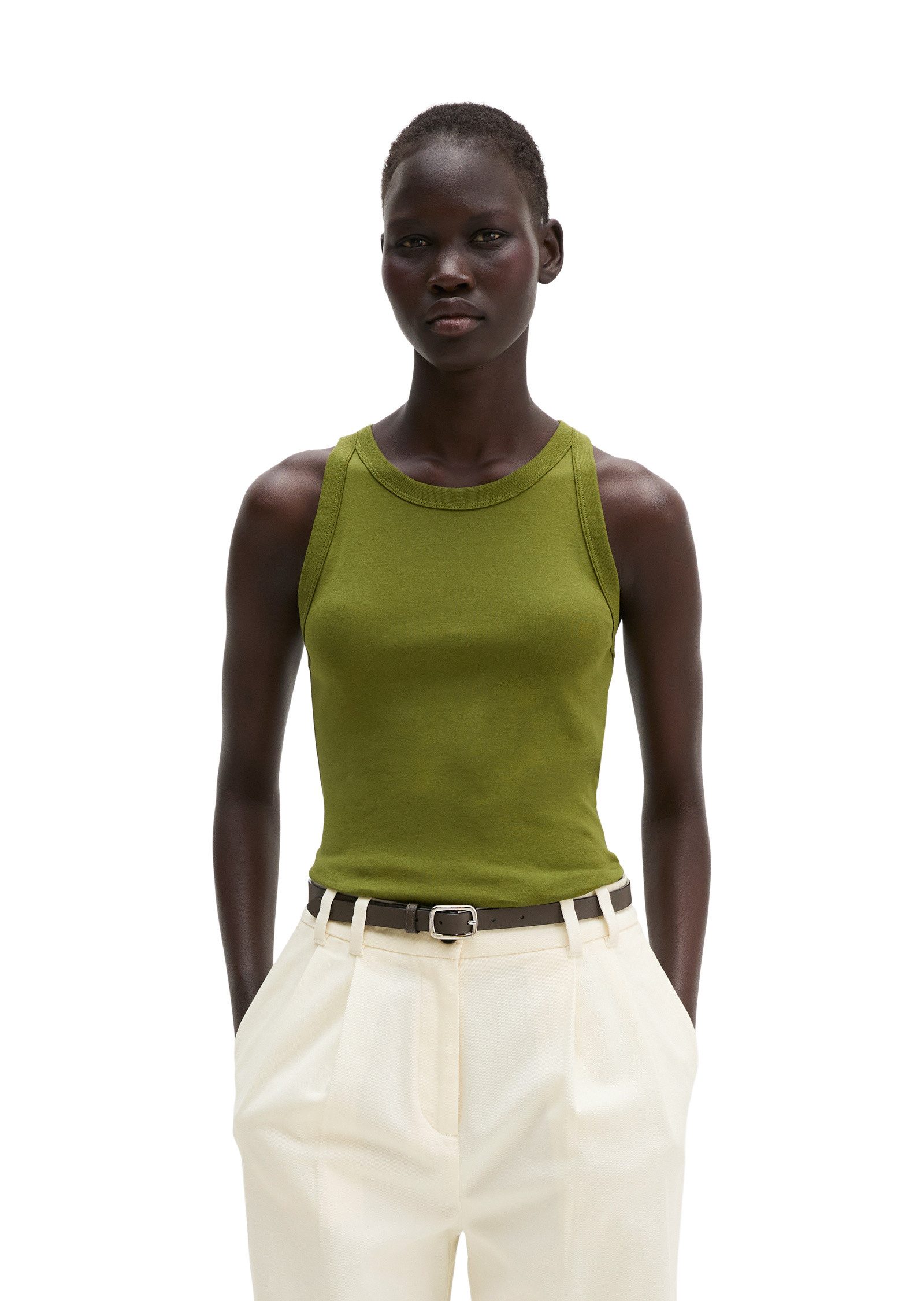 Marc O'Polo T-Shirt aus Organic-Cotton-Rib-Jersey