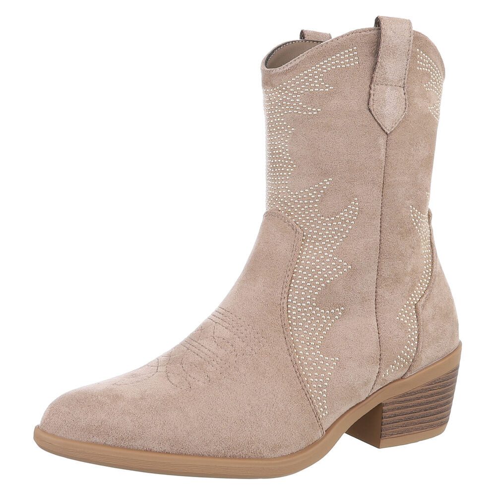 Ital-Design Damen Cowboyboots Western Westernstiefelette (88817501) günstig online kaufen