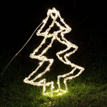 Gravidus LED-Dekofigur LED Acryl Weihnachtsbaum Gartenbeleuchtung Tanne Christbaum
