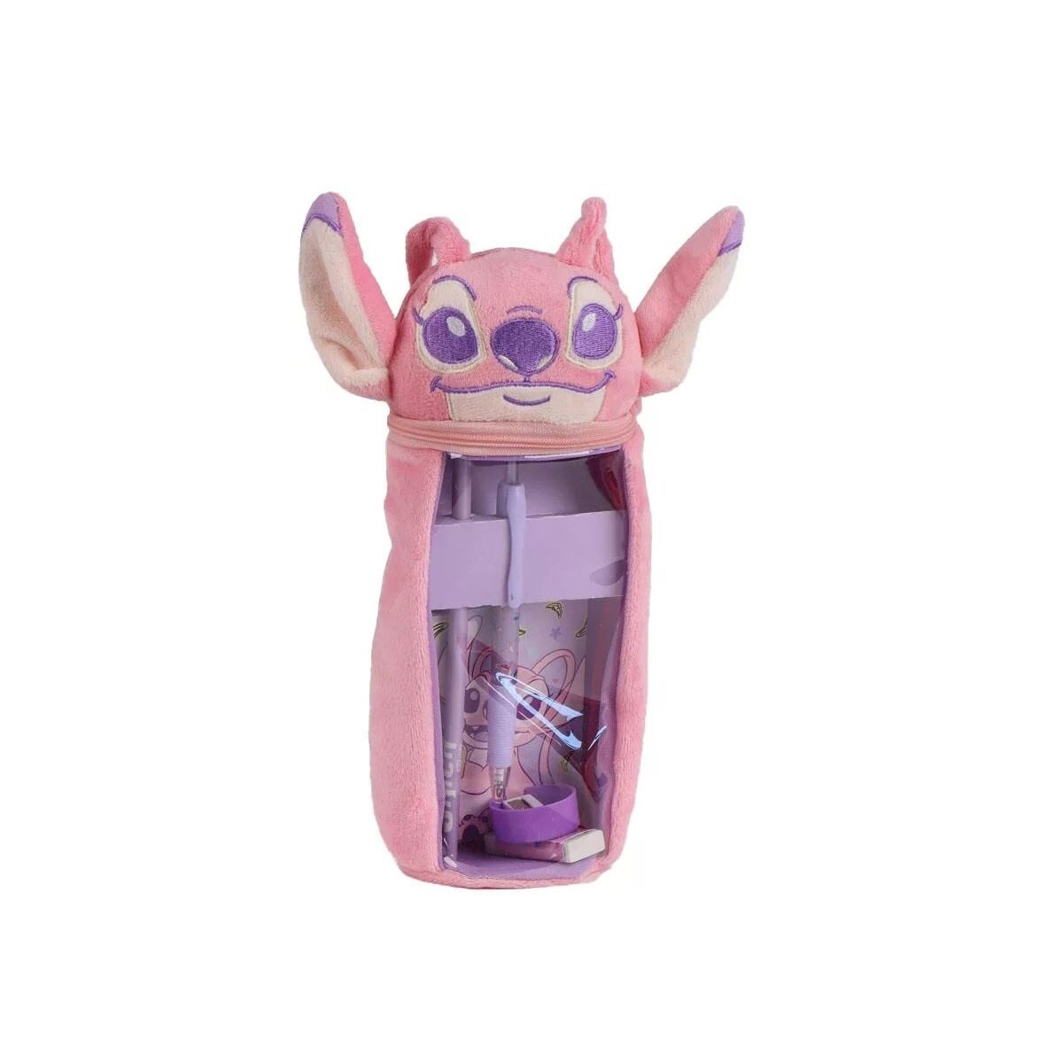 Disney Federmäppchen Disney Lilo und Stitch Angel gefülltes Plüsch-Federmäppchen