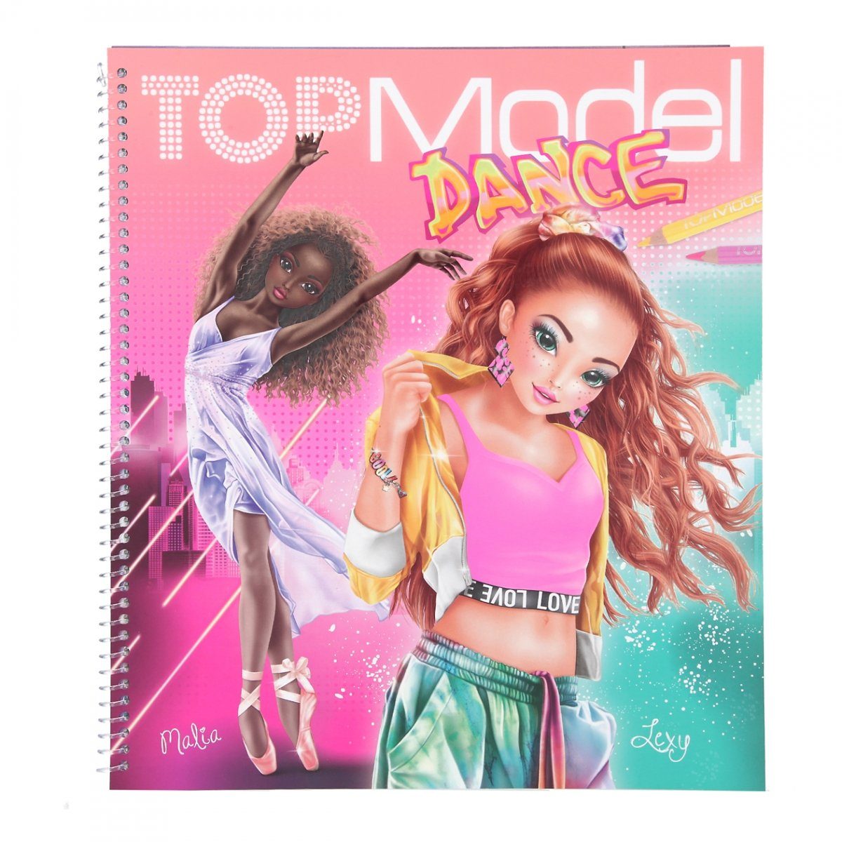 Depesche Malvorlage TOPModel DANCE Malbuch, Vorlage