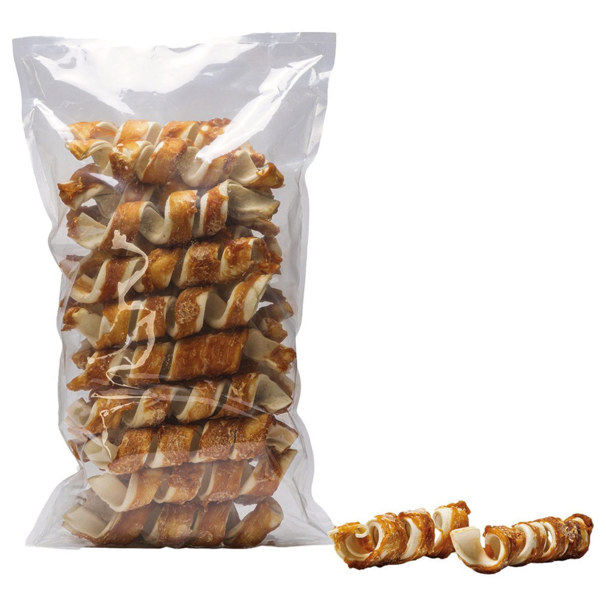 Beeztees Hundesnack Chewing Twister mit Huhn, für: Hund