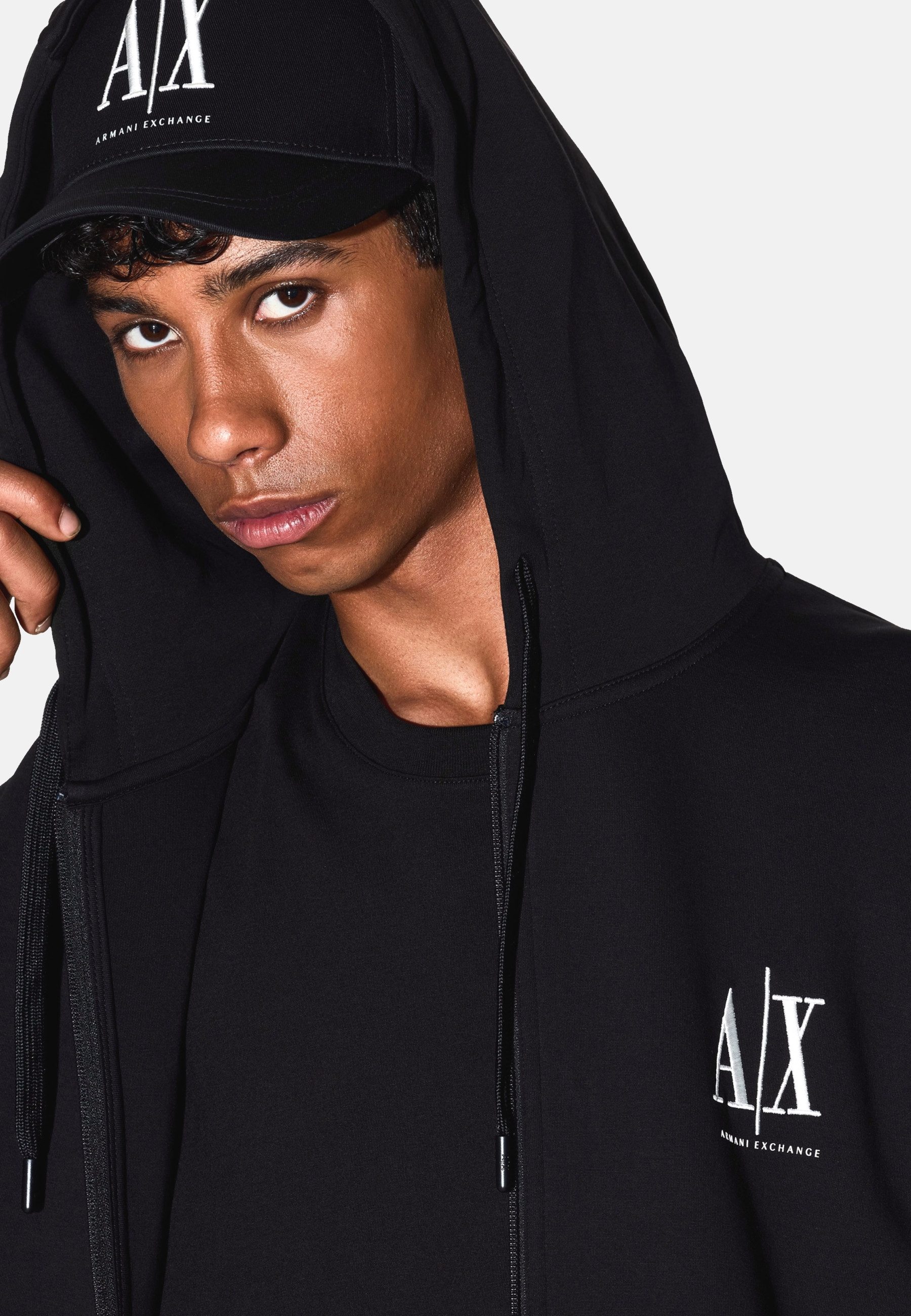AIX ARMANI EXCHANGE Kapuzensweatjacke Jacke Kapuzensweatjacke (1-tlg) – Bild 4 von 4