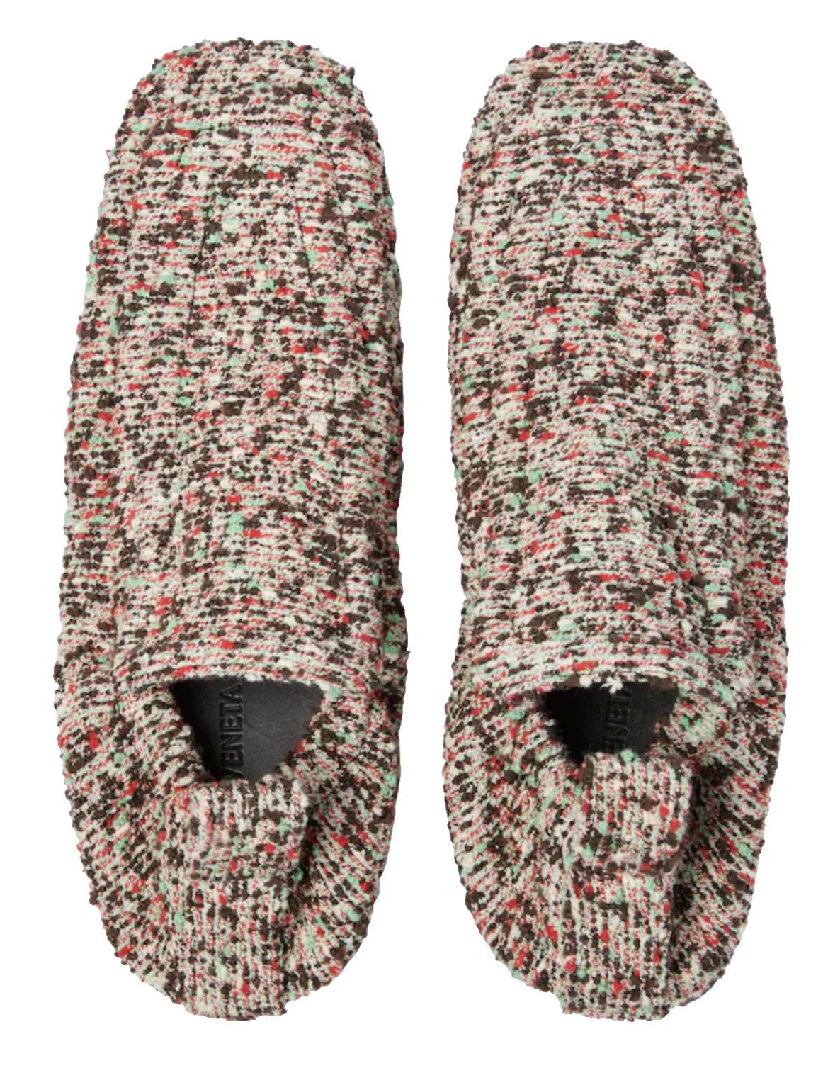 BOTTEGA VENETA Plank Bouclé Tweed Loafers Mokassins Slippers Slip-On Sneaker Gepolsterter Schaft,elastischem Fersenbereich,quadratische Schuhspitze