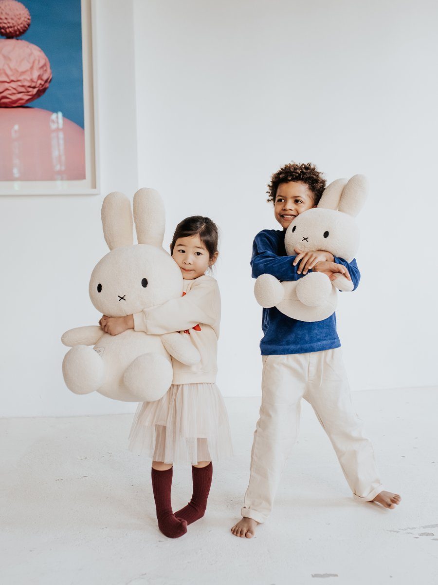 Bon Ton Toys Kuscheltier Nijntje & Miffy Terry Cream Kuscheltier Bon Ton Toys creme 70 cm