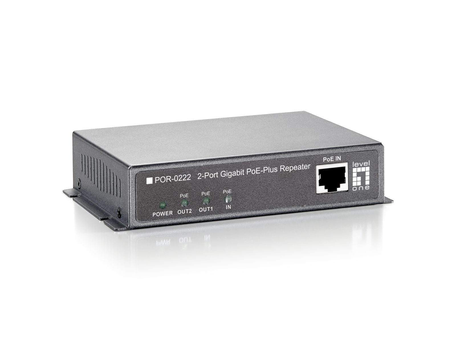 Levelone POR-0222 - Repeater - 1GbE - 10Base-T, 100Base-TX, 1000Base-T WLAN-Repeater