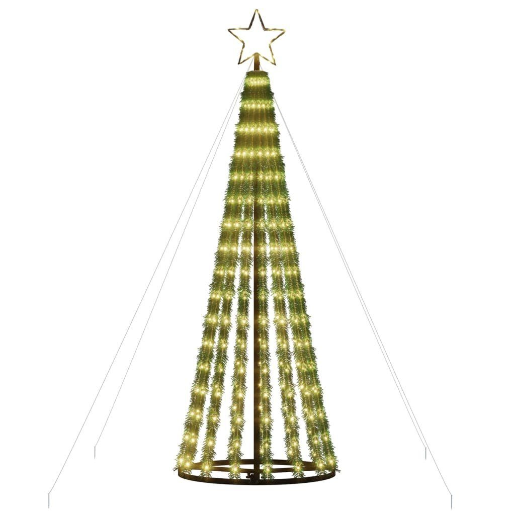 vidaXL Dekolicht Warmweiß 275 Weihnachtsbaum cm 180 Kegelform LEDs