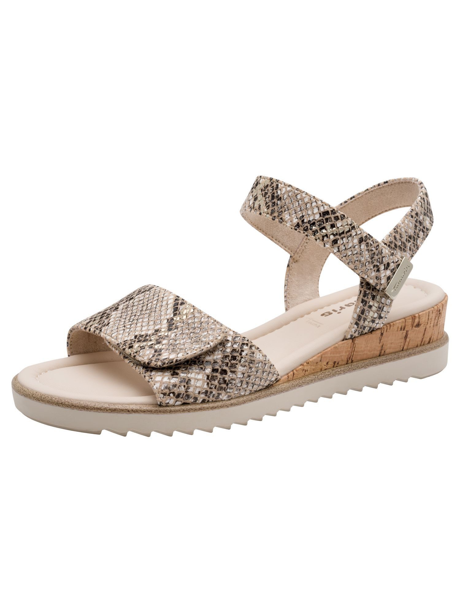 Tamaris TOUCH-IT mit Keilabsatz Keilabsatz 1-28118-44 Plateausandaletten TOUCH-IT