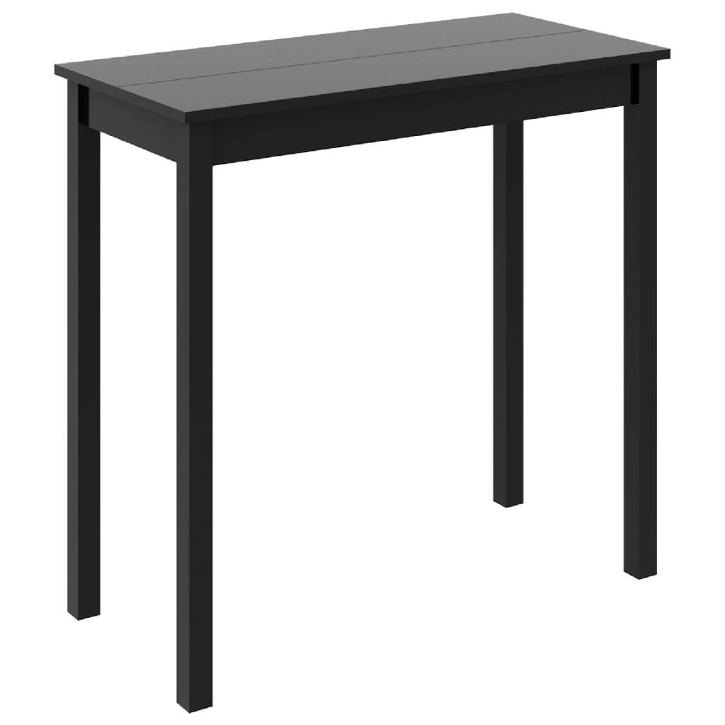 furnicato Stehtisch Bartisch MDF Schwarz 115x55x107 günstig online kaufen