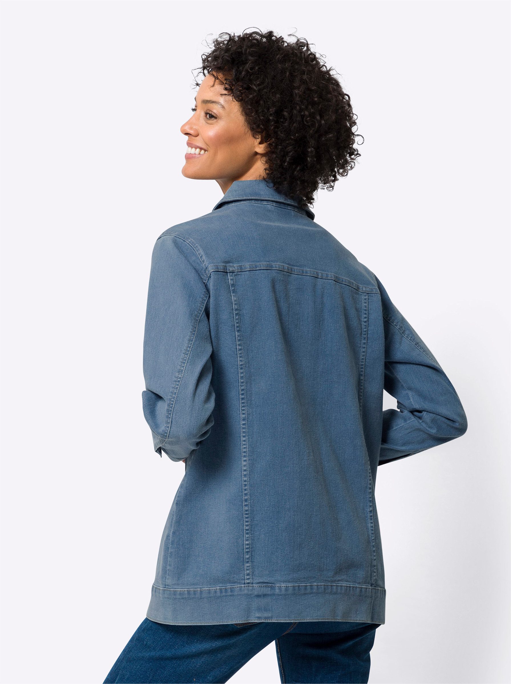 Sieh an! Allwetterjacke Jeansjacke günstig online kaufen