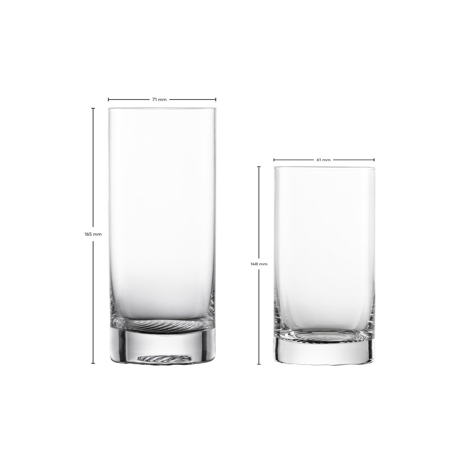 Zwiesel Glas Gläser-Set ECHO Trinkgläserset 8er Set, 8-tlg., Glas