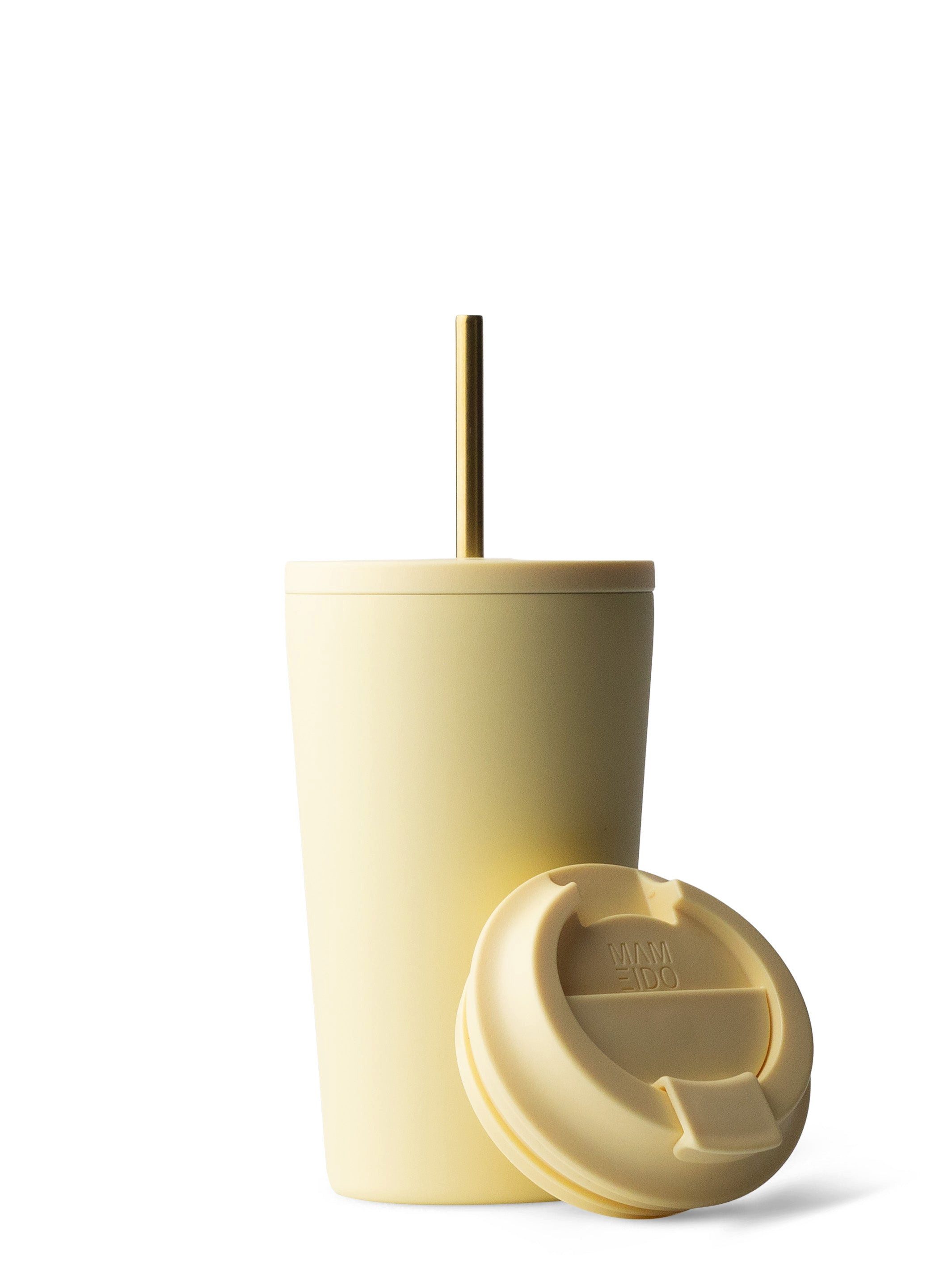 MAMEIDO Thermobecher, Edelstahl, Kunststoff, Silikon, doppelwandig isoliert, auslaufsicher in 350ml, 470ml, 700ml & 1200ml