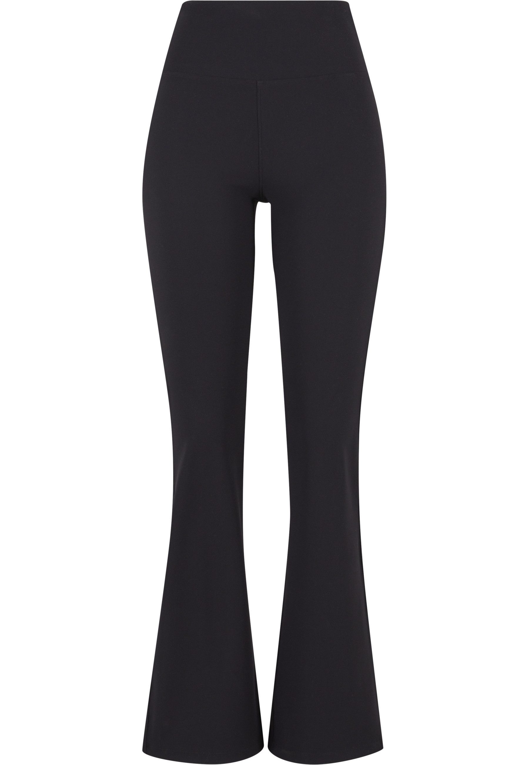 URBAN CLASSICS Leggings Urban Classics Ladies Flared Leggings Rib (1-tlg) günstig online kaufen