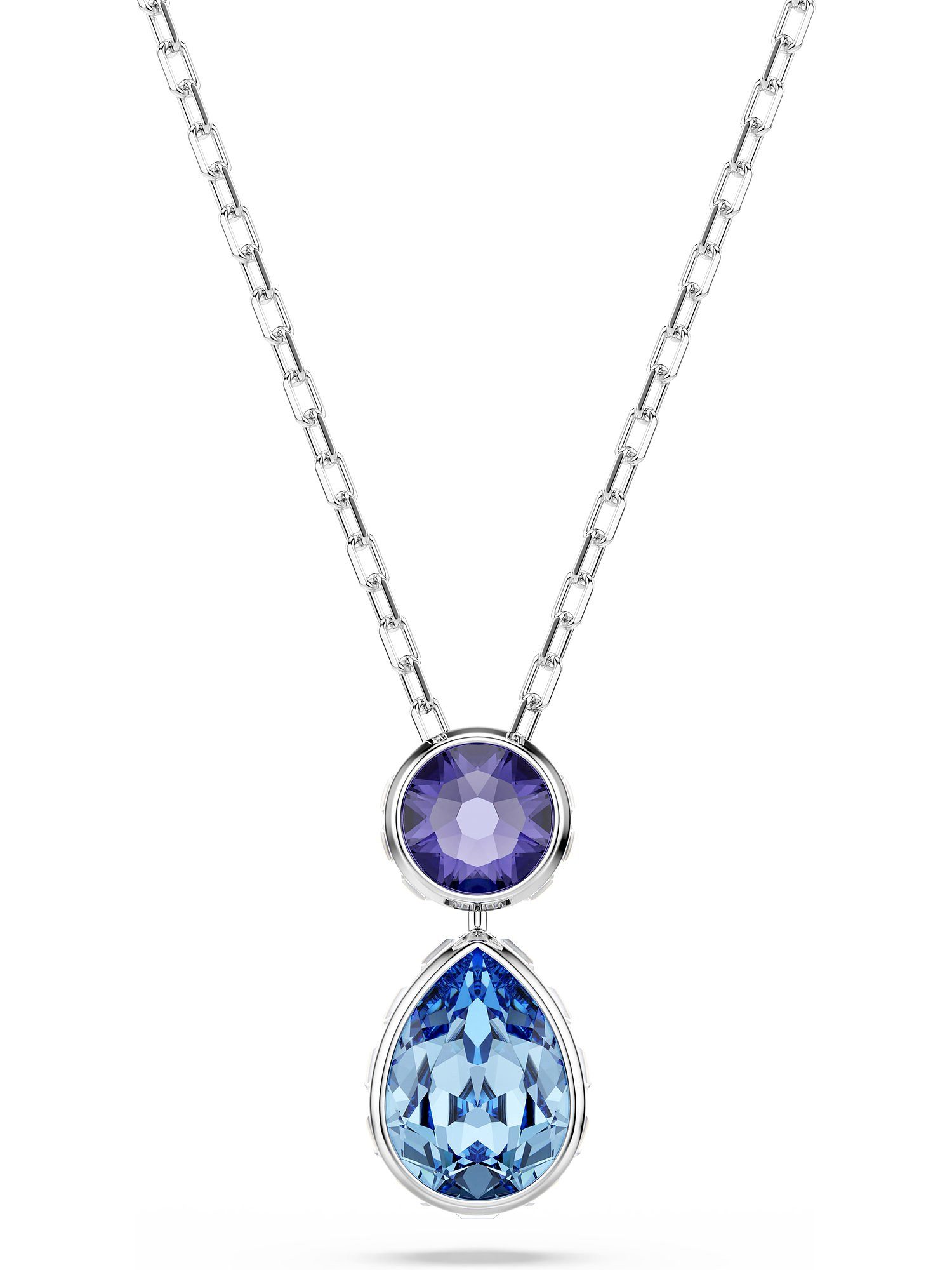 Swarovski Collier Swarovski Damen-Kette Metall 1 Swarovski-Kristall