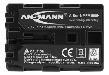 ANSMANN AG Akkupack A-Son NP FM 500 H Ersatz für Kamera Sony Alpha SLT… 5044503 Kamera-Akku 1600 mAh (7.4 V)