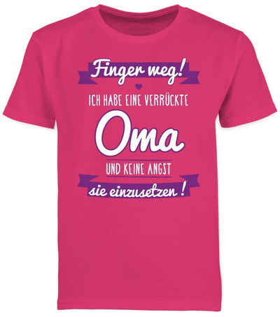 Shirtracer T-Shirt Ich habe eine verrückte Oma (1-tlg) Statement Sprüche Kinder