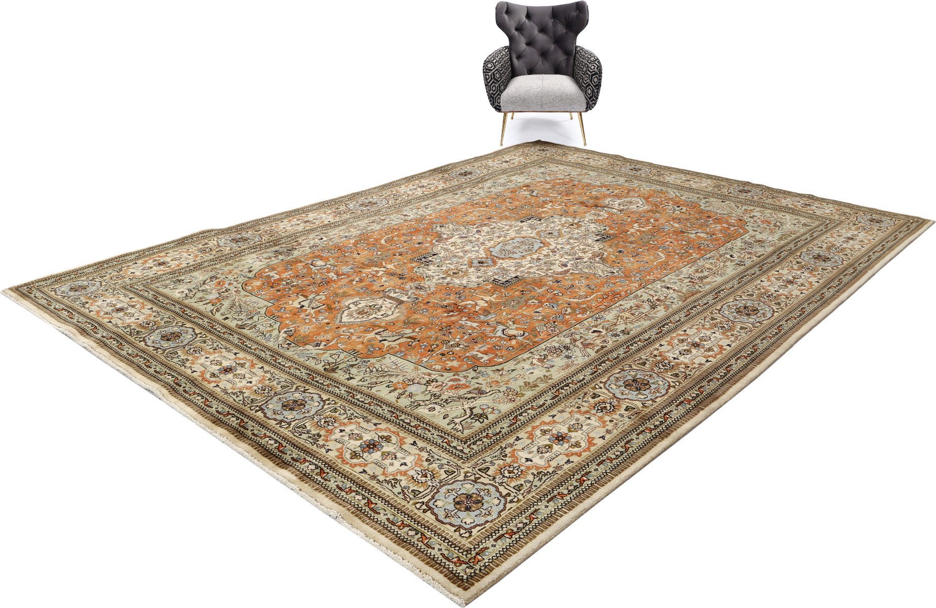 Carpet Avenue Teppich Tabriz Tabatabai 358x266, Rechteck, Höhe: 9 mm