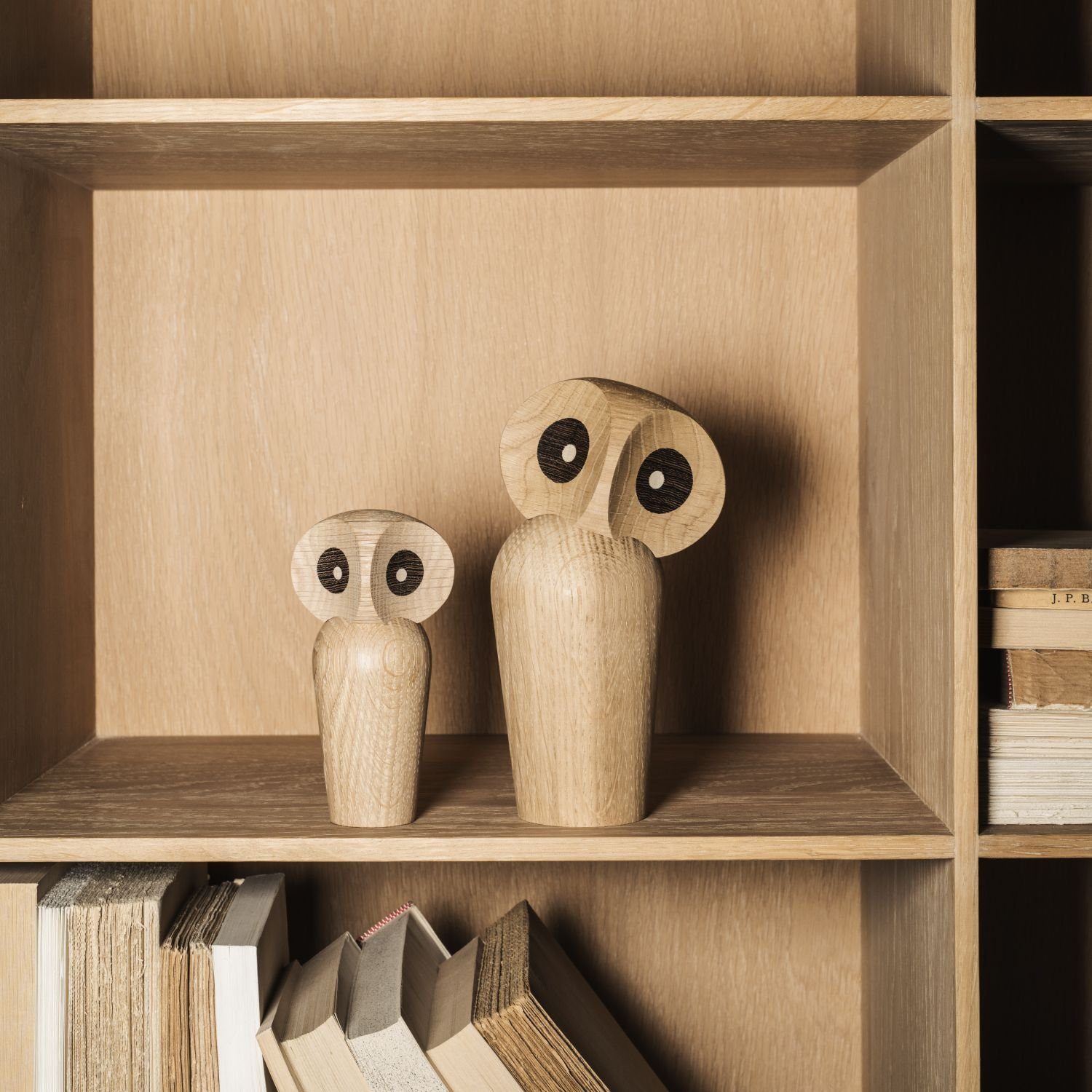 Architectmade Dekofigur Owl Large Eiche