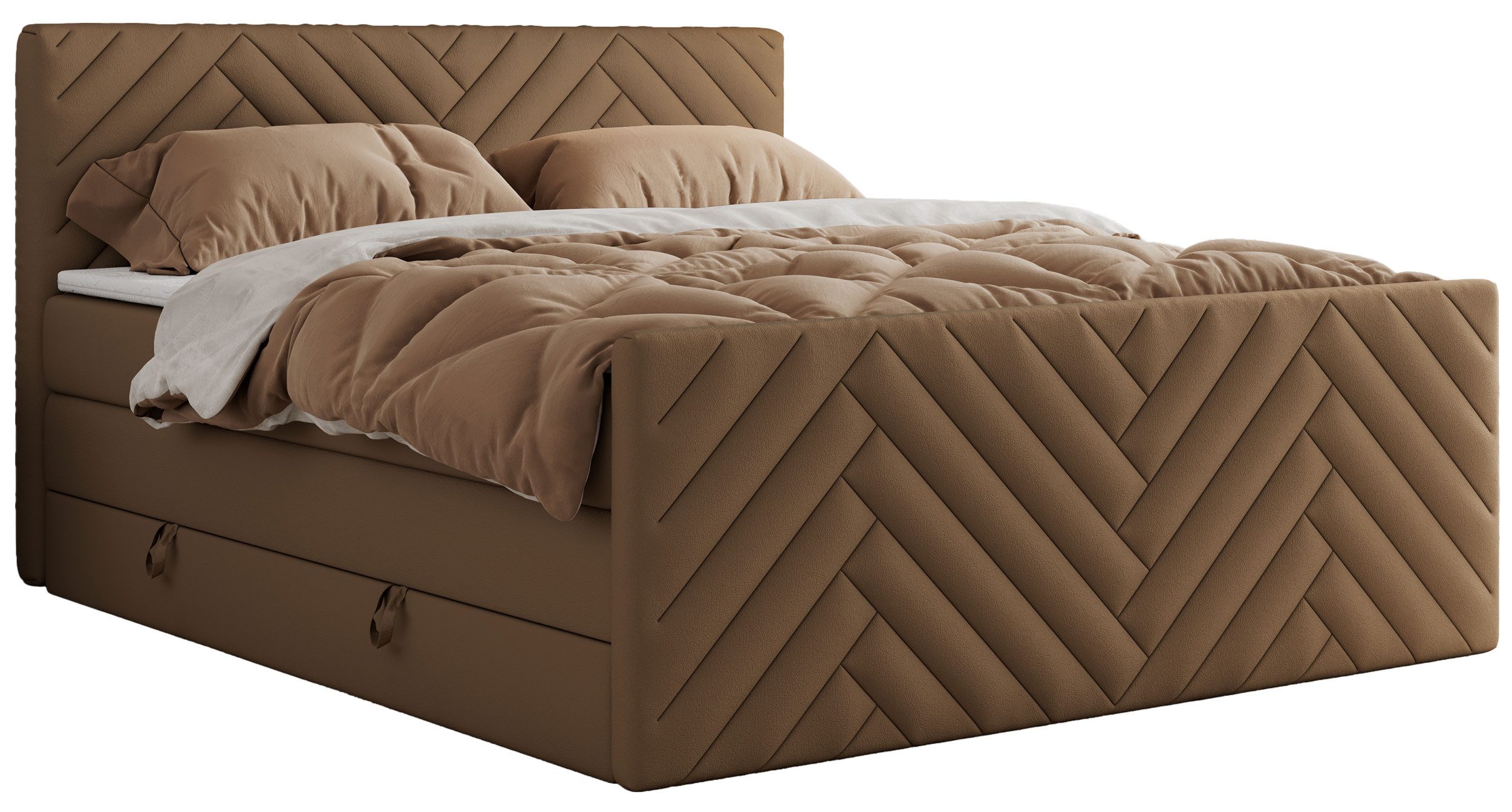MKS MÖBEL Boxspringbett PARIS KING DUO günstig online kaufen