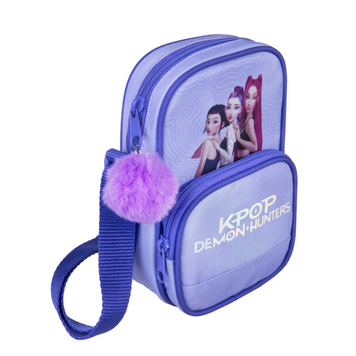 K-Pop Demon Hunters Schultertasche Kinder Tasche 19 × 12,5 × 6 cm mit Motiv und Schultergurt (1-tlg) – Bild 2 von 4