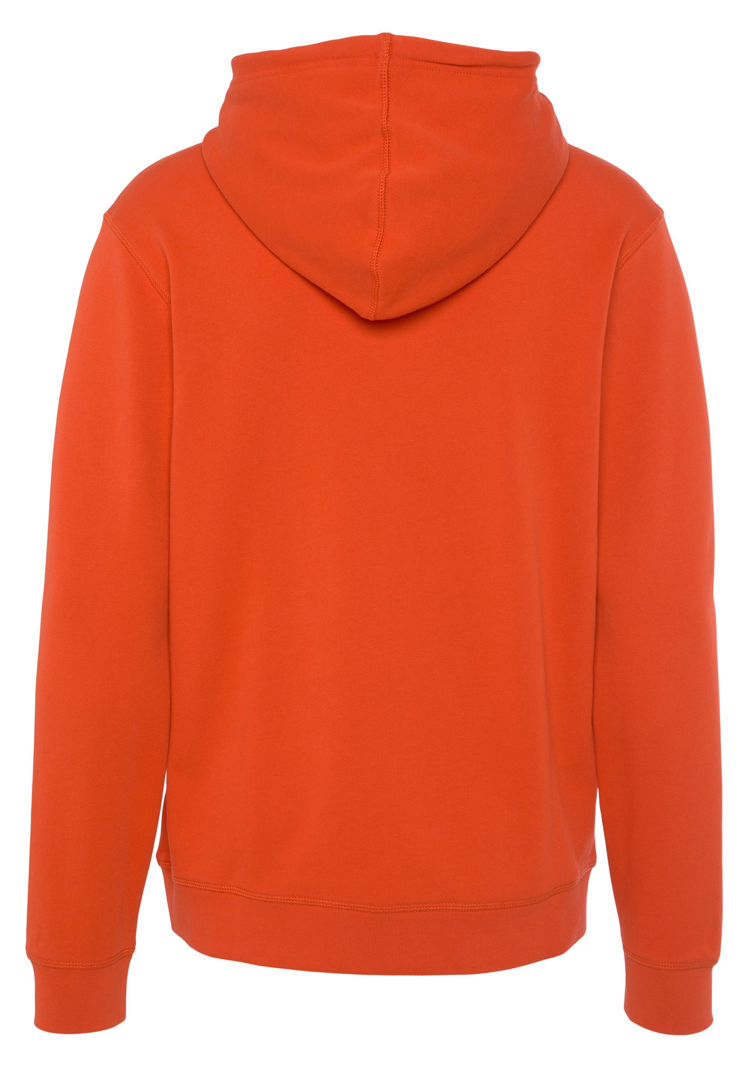 (1-tlg) mit ORANGE gesticktem BOSS Wetalk Kapuzensweatshirt Markenlabel BOSS Bright_Red1