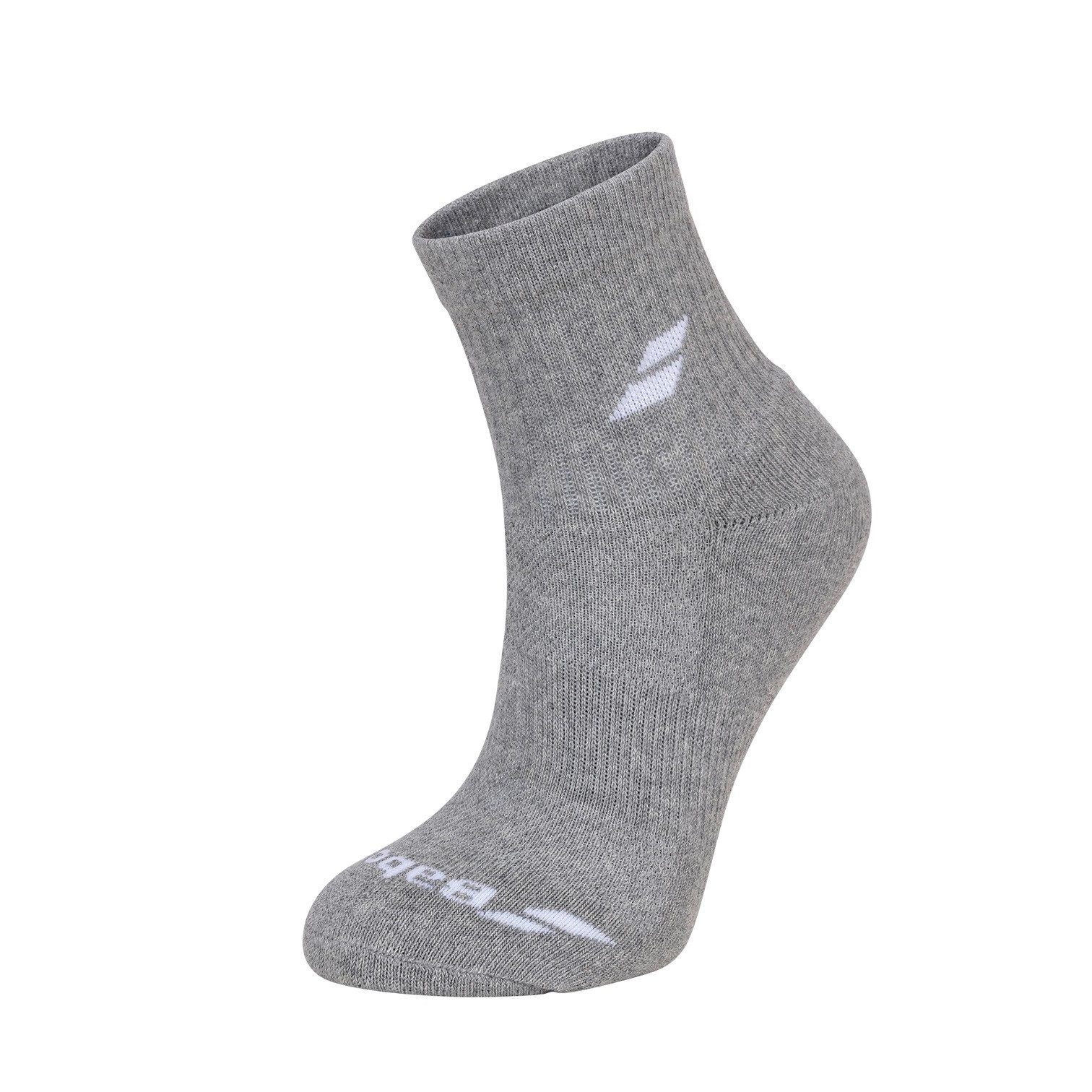 Babolat Sportsocken Ankle Quarter Classic weiss/dunkelblau/grau - 3 Paar