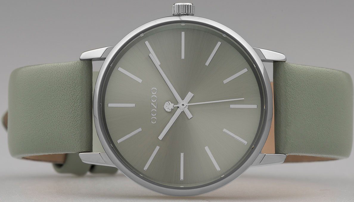 OOZOO Quarzuhr C10723, Armbanduhr, Damenuhr, Lederarmband