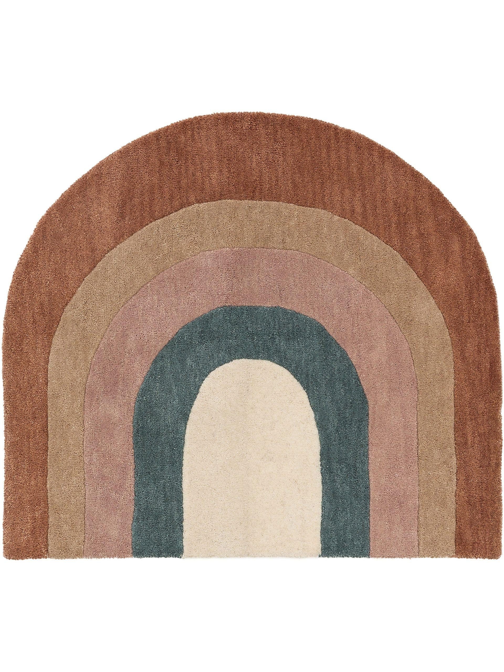 benuta Kinderteppich Rainbow, Sonderform, Höhe: 6 mm, Kunstfaser, Berber, E günstig online kaufen
