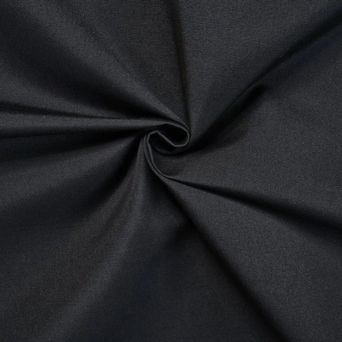 Thumbnail - Stofferia Stoff Outdoorstoff Dralon Teflon Uni Schwarz, Breite 160 cm, Meterware