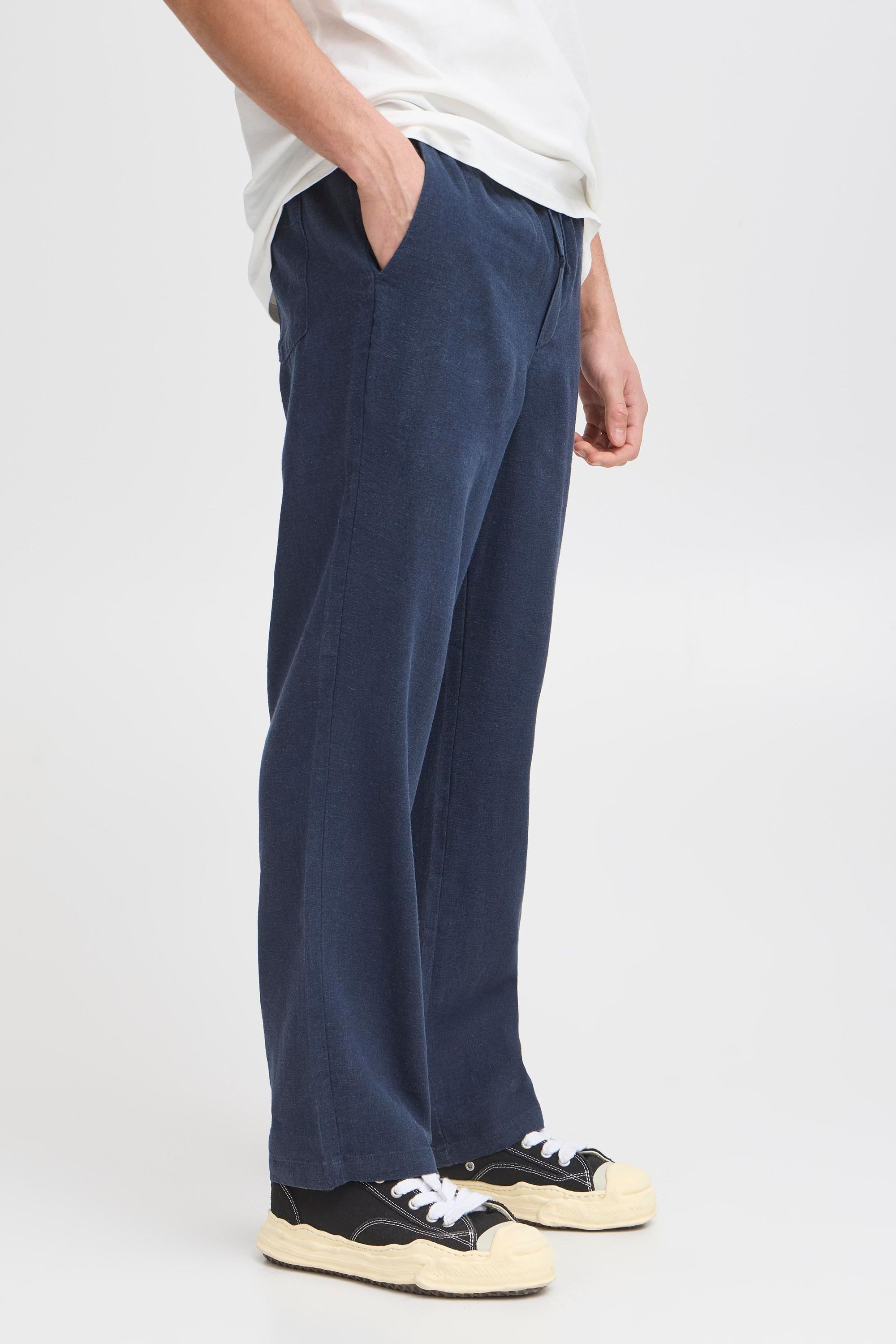 !Solid Leinenhose SDAlann Lässige Stoffhose