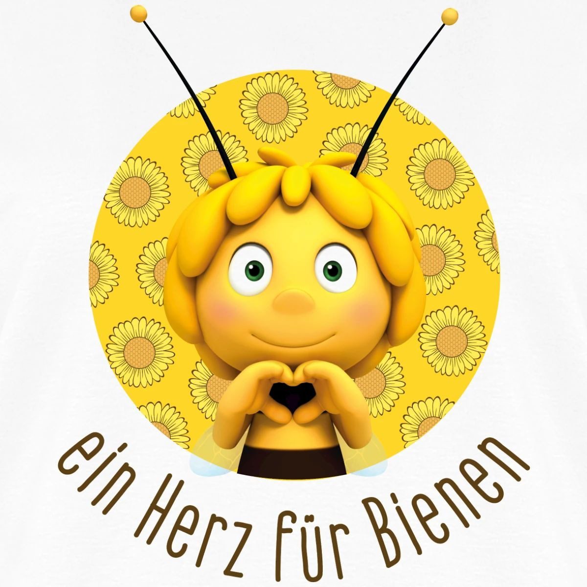 Spreadshirt T-Shirt Biene Maja Ein Herz Für Bienen Frauen Premium T-Shirt (1-tlg)