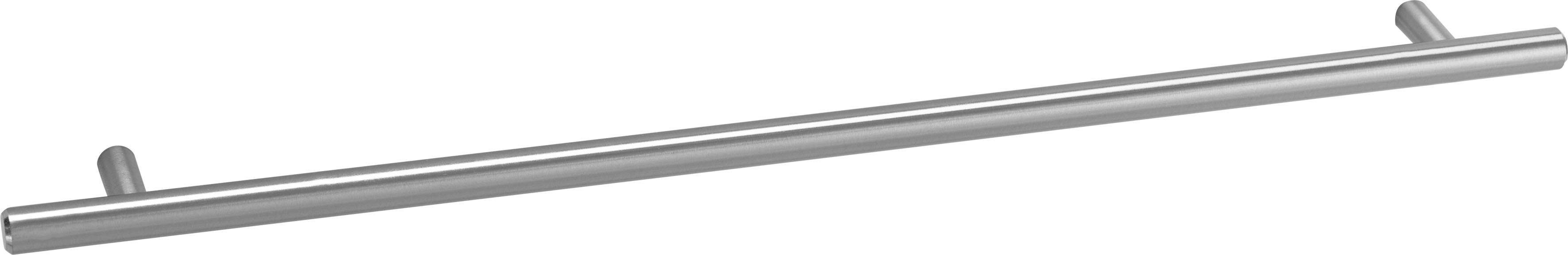 Metallgriff Unterschrank mit 1 breit, höhenverstellbaren weiß 40 cm Bern mit OPTIFIT Füßen, mit Tür Hochglanz/weiß