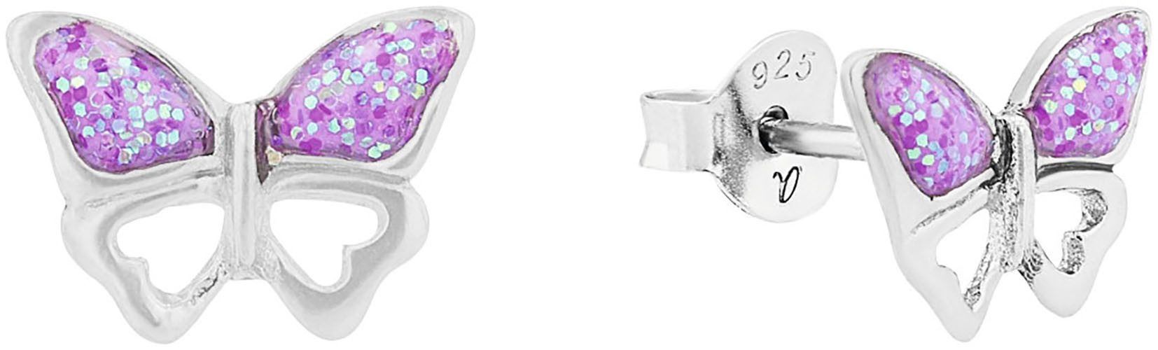 Amor Paar Ohrstecker Schmetterling